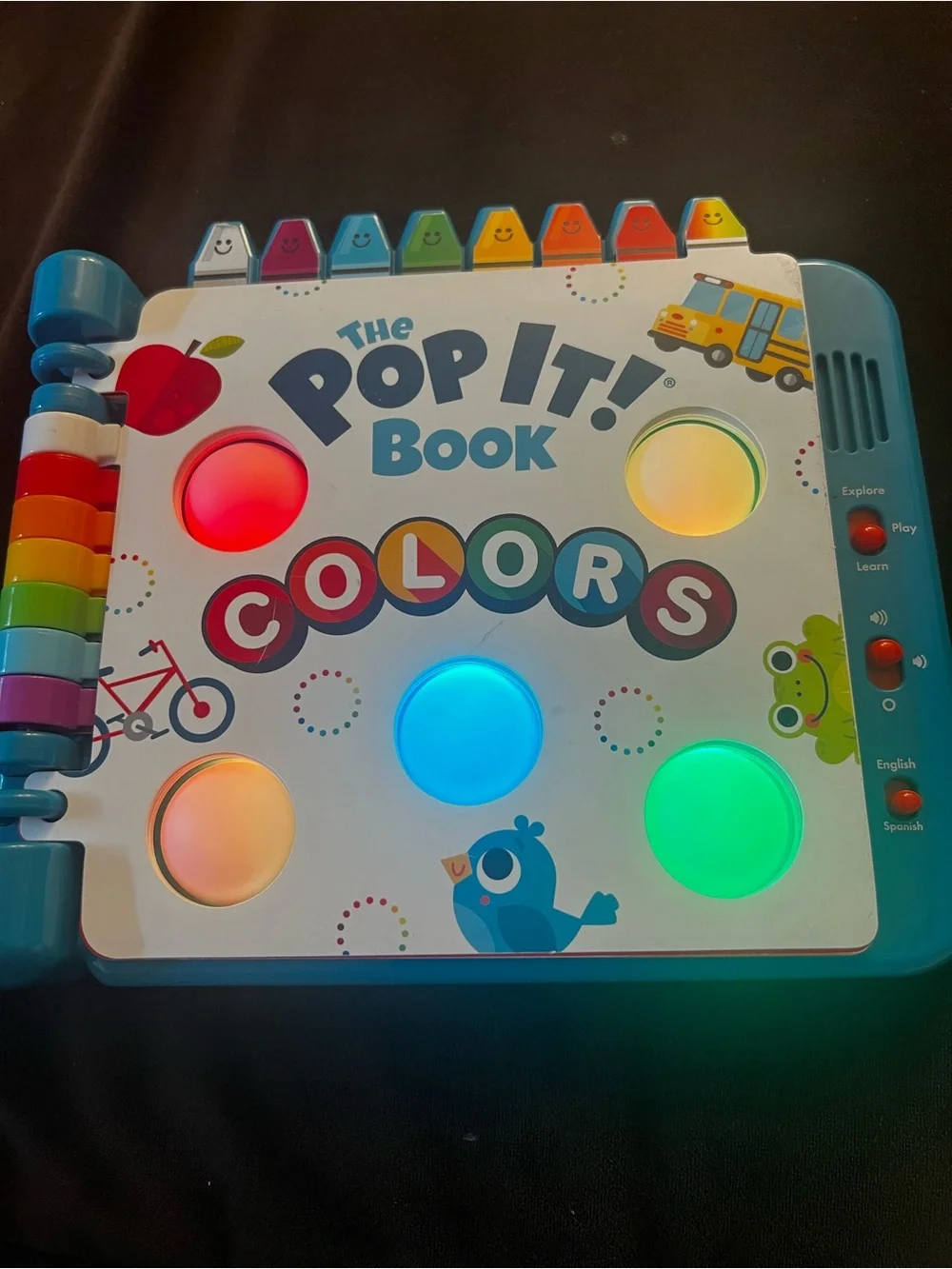 The Pop It! Book - Colors (Blue)